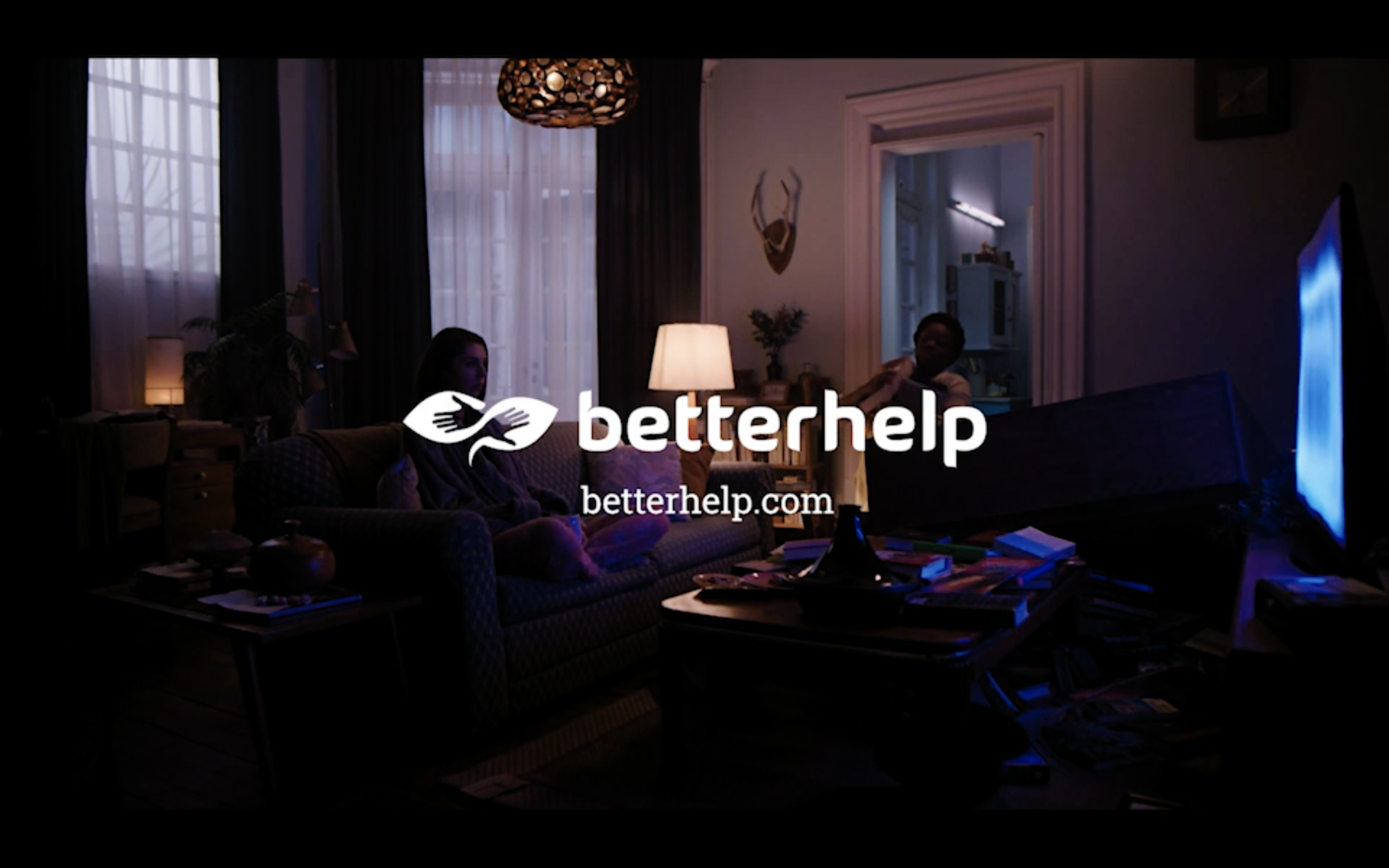 BetterHelp Challenging Mental Health Stigmas - Electricity End Card with BetterHelp Logo