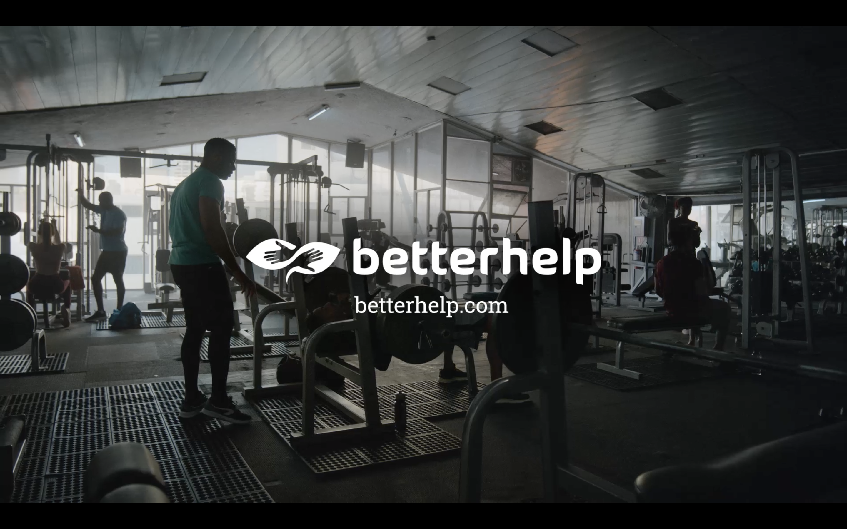 BetterHelp Challenging Mental Health Stigmas - Gym End Card With BetterHelp Logo
